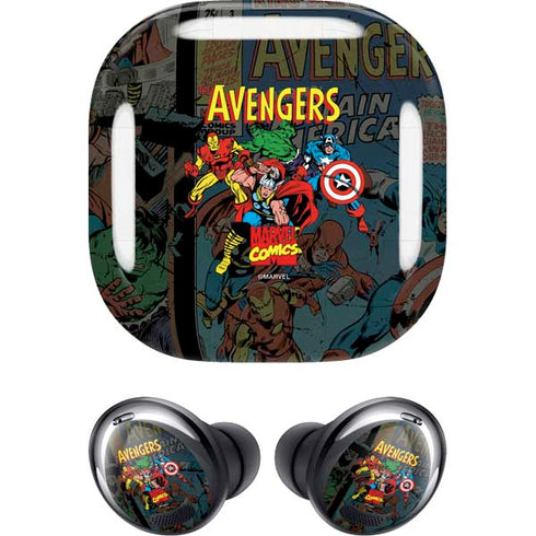 Marvel Classic Comics Avengers Assemble Galaxy Buds Pro Skin